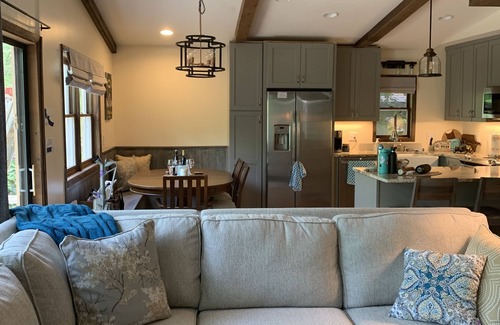 Mill Ridge House | Riverfront, Hot tub, community pool, fully renovated with large covered deck!