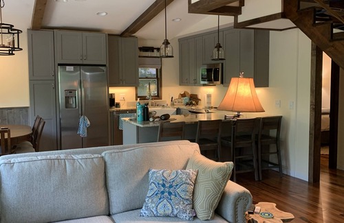 Mill Ridge House | Riverfront, Hot tub, community pool, fully renovated with large covered deck!