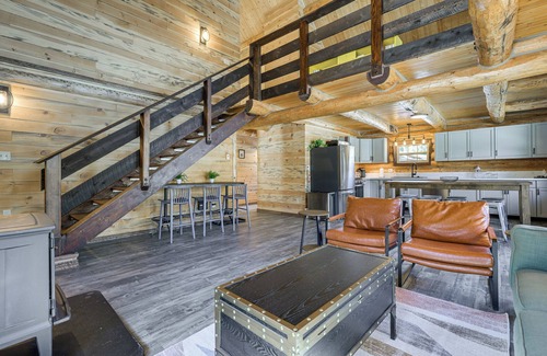 Beaverhead County Cabin | Riverfront Montana Log Cabin w/Mountain Views!