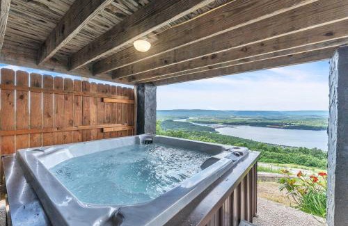 Bryant House | Rivers Ledge Cabin with breathtaking views hot tub & indoor pool