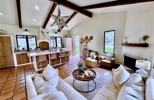 Ballard House | Rolling Ranch, Luxury Vineyard Retreat with Pool & Spa on 10 Acres
