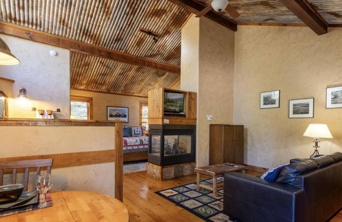 Ruidoso Cabin | Romantic Creekside Cabin | Hot Tub & Pine Views