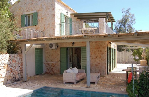Skala Villa | Romantic Hideaway, A/C, Private Pool, Superb Sea/Sunset Views over Skala - Just 5mins to the Beach!