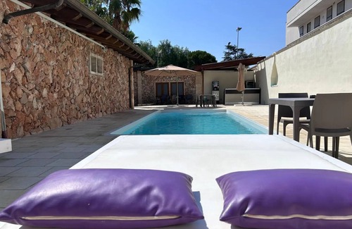 Ruffano Apartment | Room 'La Pietra Village - Girasole' with Shared Terrace, Wi-Fi and Air Conditioning