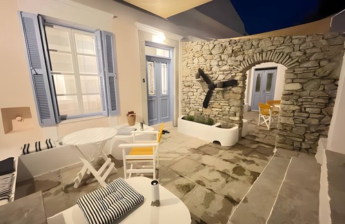 Symi Apartment | Room 'Premium Seaview' with Sea View, Wi-Fi and Air Conditioning
