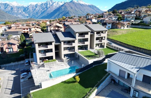 Colico Apartment | Roxy House, Idyllic lake Como modern apt, lake view, swimming pool, lift, garage