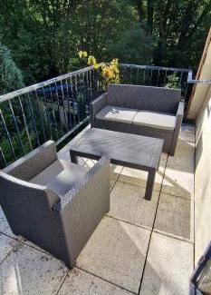 Bredeney Apartment | Ruhiges Haus im Grünen mit Whirlpool & 3 Schlafzimmern nahe Messe Essen