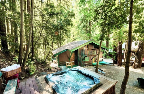 Santa Rosa House | Rural Retreat in Giant Redwoods at center of Napa Wine Country, Free Concierge