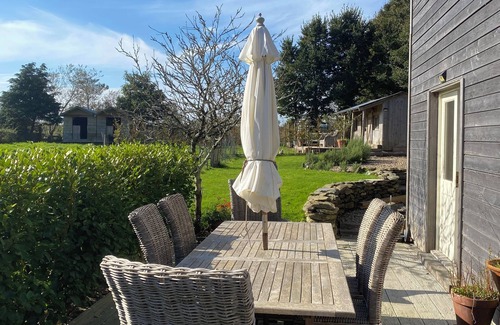 Portloe Cottage | Rustic cottage close to the coast with sea views. Dog friendly, large garden.