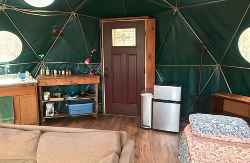 Weaverville Apartment | Rustic Geo Dome w/Epic Mountain Views