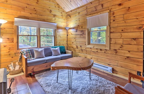 Paw Paw Cabin | Rustic Log Cabin w/ Updated Interior & Deck!