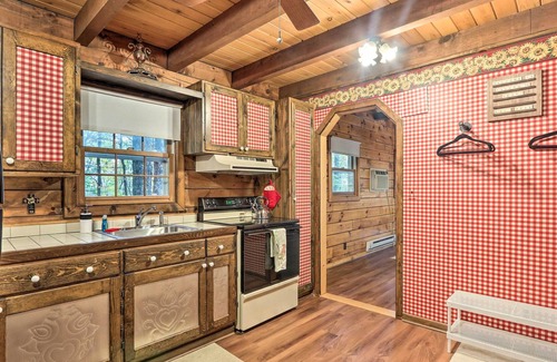 Paw Paw Cabin | Rustic Log Cabin w/ Updated Interior & Deck!