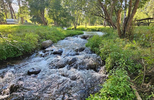 Saddlestring RV Rental | Rustic "Moose" Tipi at the foothills of the Bighorns in Story, WY