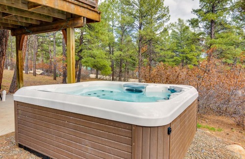 Pagosa Springs House | Rustic Pagosa Springs Cabin with Hot Tub and Game Room