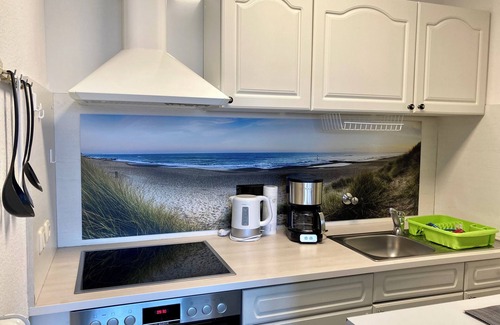 Wangerooge Apartment | Südbalkon mit Blick Über den Osten der Insel