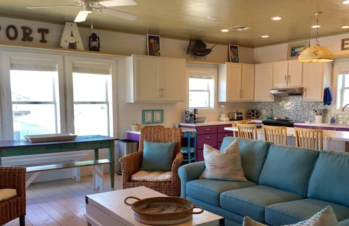 Sand Point House | Sand Point water view beauty, steps to beach, boardwalk & community pool/hot tub