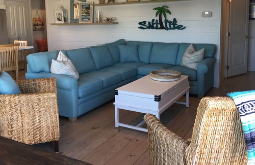 Sand Point House | Sand Point water view beauty, steps to beach, boardwalk & community pool/hot tub