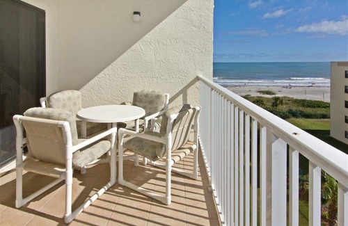 Cocoa Beach Condo | Sandcastles condo 614, great side ocean view and fantastic reviews