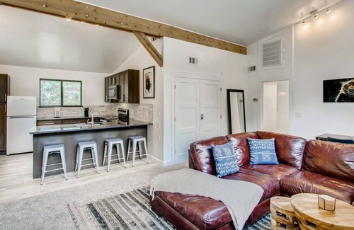 Idaho Springs Condo | Sandstone Modern Work & Play Waterfront Condo!