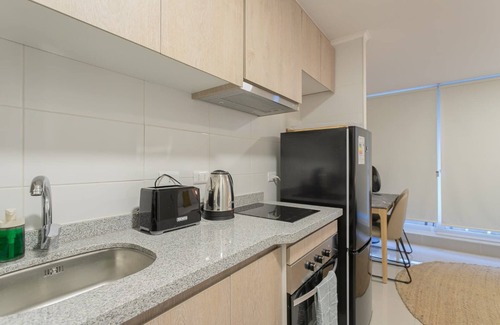Downtown Santiago Apartment | Santa Lucia: Ideal Studio for Your Comfort