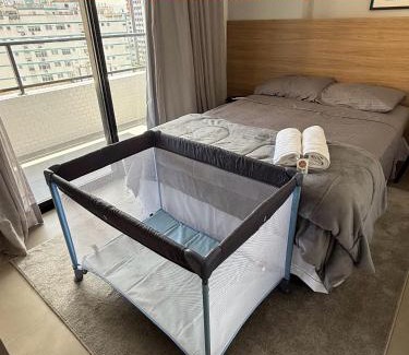 Ponta da Praia Apartment | Santos Comfort - Perto da Praia