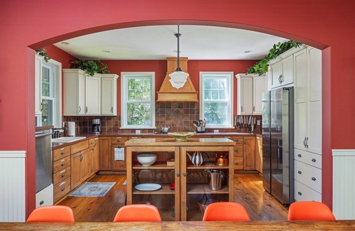 Saugatuck House | Saugatuck Modern Farmhouse - Steps to Downtown | Game Room | Outdoor Fireplace