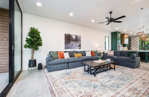 New Braunfels Apartment | Schleyer Haus at Camp Warnecke · Schleyer Haus at Camp Warnecke*River Access & Pool