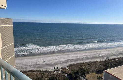 Myrtle Beach Condo | SD-1443/44 Experience ocean views from the 14th floor in this spacious 2-bedroom condo