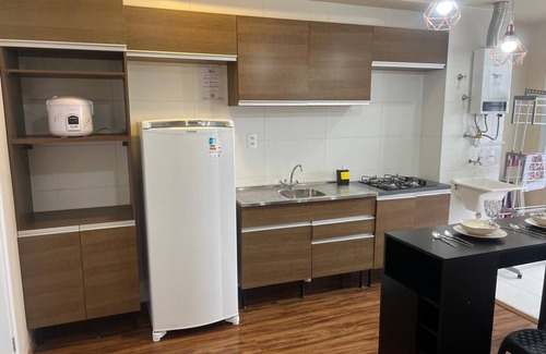 Mongagua Apartment | Seafront apartment with barbecue on the balcony and swimming pool