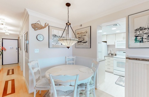 Bethany Beach Condo | Sea Colony 5th-floor ocean-view condo with sauna, pool, hot tub, & basketball
