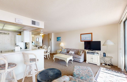 Bethany Beach Condo | Sea Colony 7th floor condo w/shared basketball court, elevator, and ocean view
