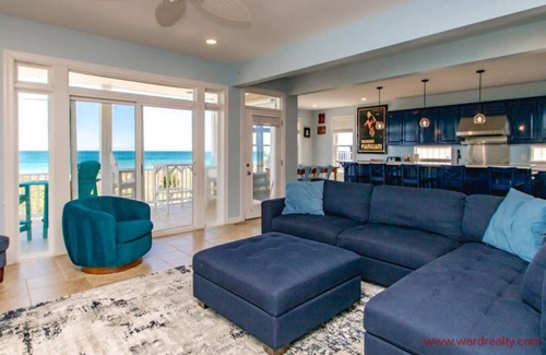 Surf City House | Sea Dragon - 6BR, Great Ocean Views, Pool, Hot Tub, Dog Friendly!