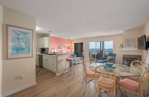 Manteo Condo | Sea la Vie: Soundfront, dog friendly, Short Stays Anytime, community pool!