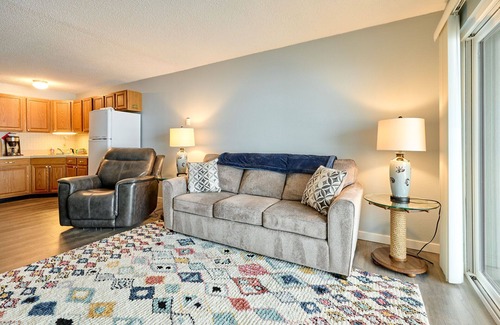 Lincoln City Condo | Sea the Waves - Unobstructed Ocean View! - Cozy with gas fireplace- Sparkling pool!