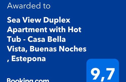 Buenas Noches Apartment | Sea View Penthouse Apartment with Hot Tub - Casa Bella Vista, Buenas Noches , Estepona