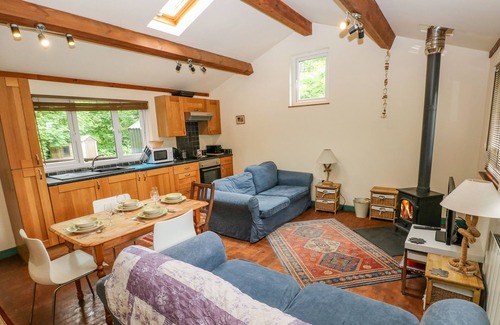 Llansteffan Cabin | SEADRIFT CABIN, pet friendly, with open fire in Llansteffan
