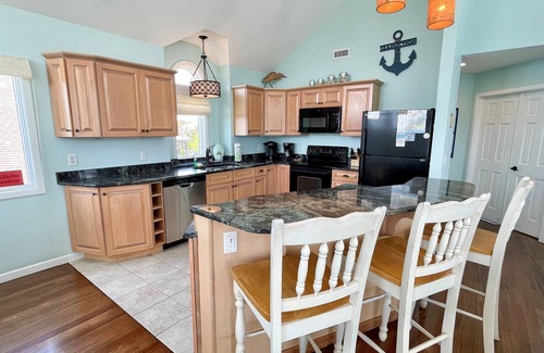Ocracoke House | Seaduction: Private pool, oversized hot tub, incredible marsh views.