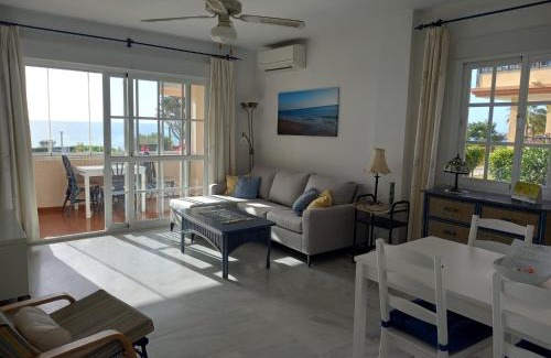 Torrox Costa Apartment | Seafront Garden and Sea views