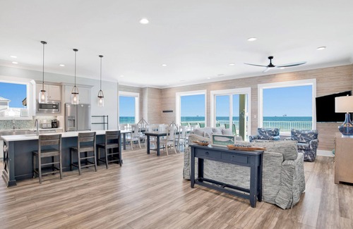 Fort Morgan House | Seaglass - Brand New Beachfront Home w/Private Pool - Sleeps 32!