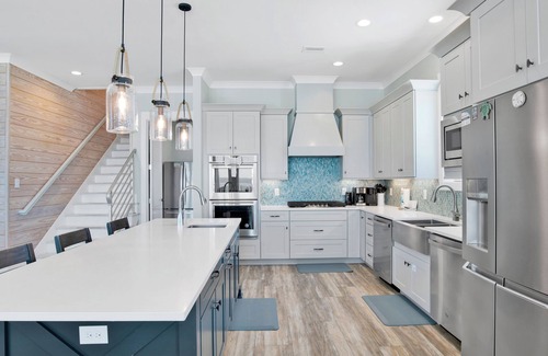 Fort Morgan House | Seaglass - Brand New Beachfront Home w/Private Pool - Sleeps 32!