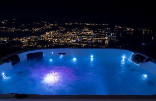 Psarou House | Seaview Villa Giovanna - Premium Location&Jacuzzi