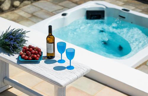 Psarou House | Seaview Villa Giovanna - Premium Location&Jacuzzi