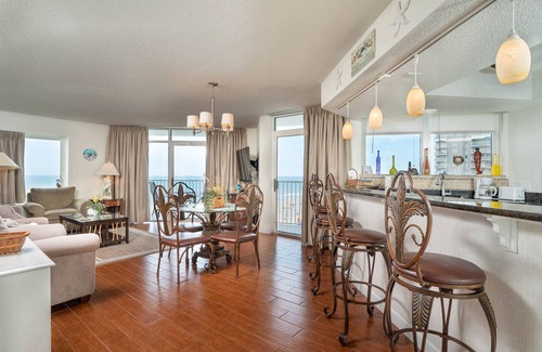 Arcadian Shores Condo | Seawatch Resort-3BR/2BA-End Unit-Dir. Ocean-Gorgeous,-SNOWBIRDSnJan, Feb Deals