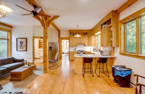 Hawley House | Secluded Family Getaway with On-Site Creek in Hawley