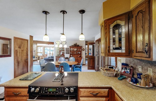Pagosa Springs House | Secluded forest cabin with shuffleboard table, & mountain views
