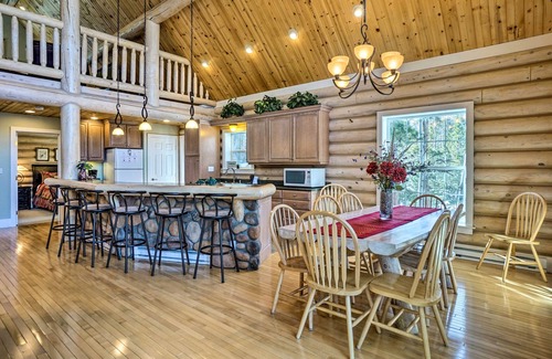 Red Feather Lakes Cabin | Secluded Log Cabin w/Game Room & Forest Views