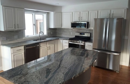 Bayfield House | Secluded modern home with splendid views and easy walk to town.