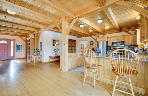 Stratton House | Secluded Vermont Retreat: Outdoor Pool & Deck