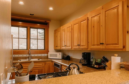 Mountain Village Cabin | See Forever Cabin by InvitedHome | Deck, Ski Valet, Peaks Pool, Hot Tub, Gym