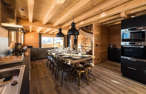 La Toussuire Ski Chalet | Semi-detached chalet close to slopes with panoramic view